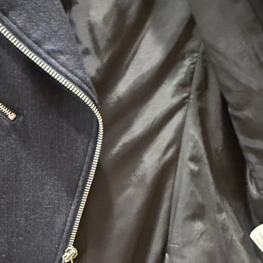 Veronica Beard Navy Asymmetrical Blazer - Picture 3 of 10